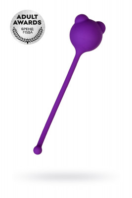 Вагинальный шарик A-Toys by TOYFA Tigo, силикон, фиолетовый, 12,4 см,  2,7 см